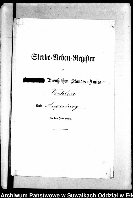 image.from.unit.number "Sterbe-Neben-Register des Preussischen Standes-Amtes Kehlen Kreis Angerburg"