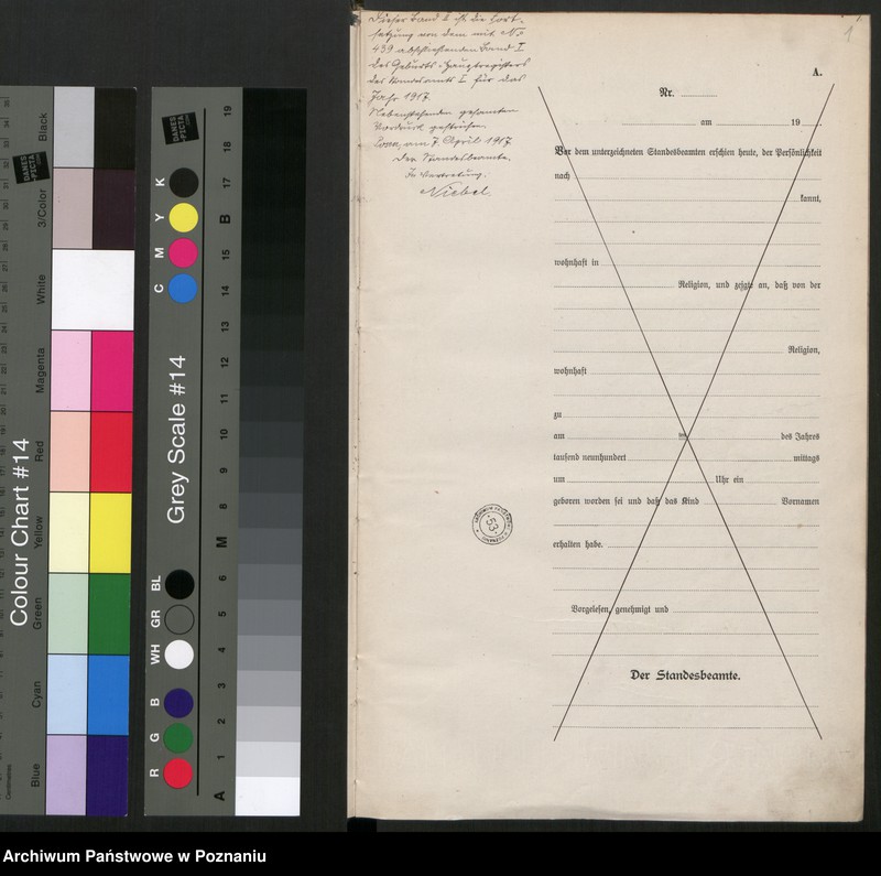 Obraz 3 z jednostki "Księga miejscowa urodzeń tom II [Rejestr główny urodzeń]"