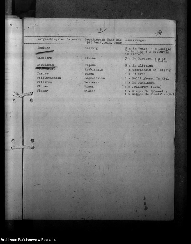 Obraz 18 z jednostki "Ortsnamenänderung - Kreis Schroda (Środa)"