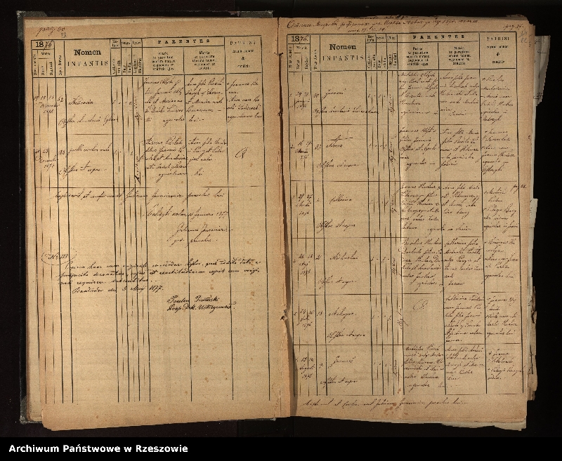 image.from.unit.number "Księga urodzeń, małżeństw i zgonów dla miejscowości Jasień, Ustrzyki Dolne, Strwiążyk"