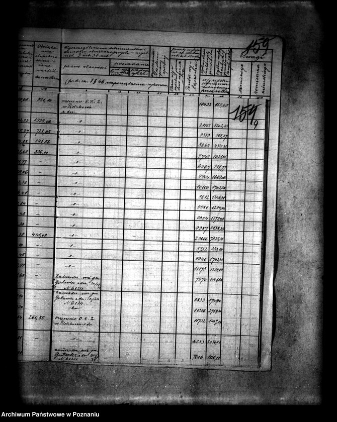 Obraz 13 z jednostki "/Wykaz stanu posiadania uczestników scalania wsi Morzysław powiatu konińskiego i rejestr pomiarowy"