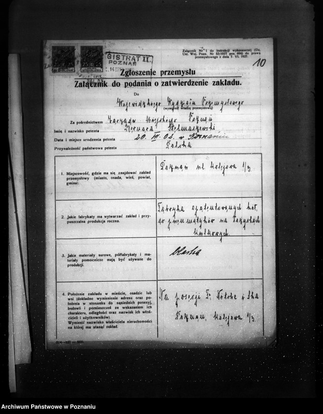 Obraz 14 z jednostki "Zatwierdzenie projektu urządzenia warsztatów - łożysk, firmy "Stabil" w Poznaniu"