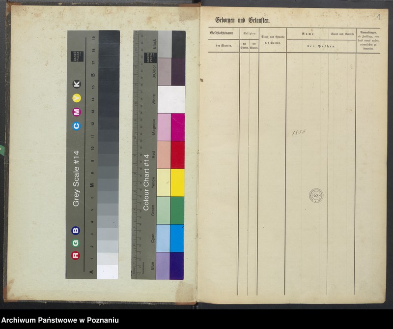 Obraz 3 z jednostki "[Akta urodzeń i chrztów, ślubów, zgonów]"