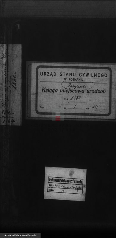 Obraz 1 z jednostki "Księga urodzeń"