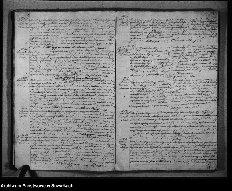 image.from.unit.number "Duplikat urodzonych, zaślubionych i umarłych parafii wiżajńskiej z roku 1850"