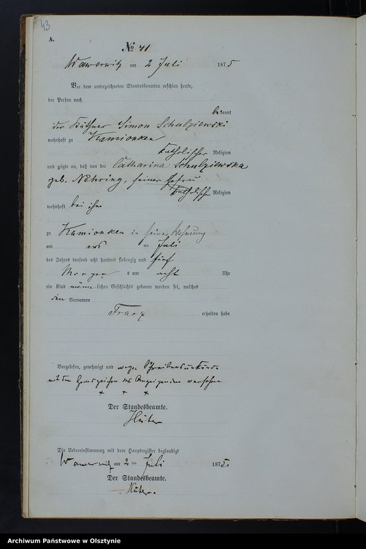 image.from.team "Urząd Stanu Cywilnego w Wielkich Bałówkach pow. nowomiejski"