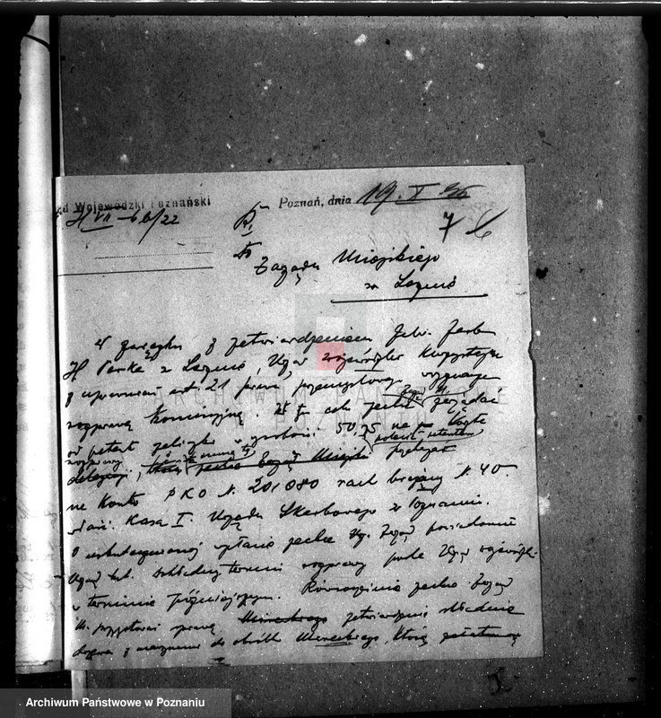 Obraz 11 z jednostki "Zatwierdzenie zakładu przemysłowego /fabryki farb/ Firmy H. Perek w Lesznie"