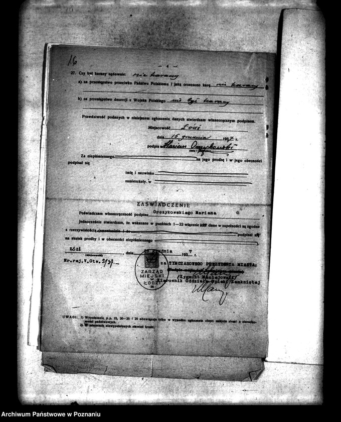 Obraz 20 z jednostki "Przymusowy wykup majątku ziemskiego Ląd na cele reformy rolnej"