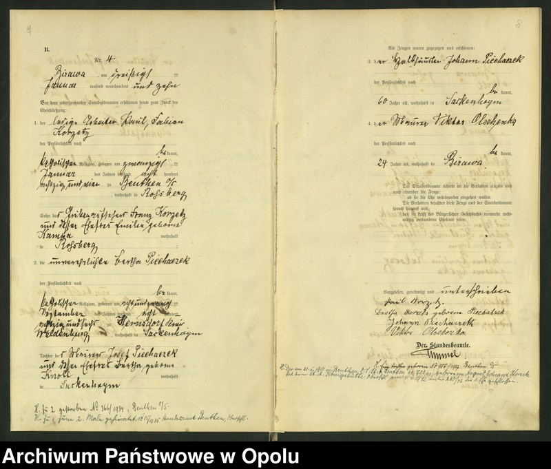 image.from.unit.number "[Urząd Stanu Cywilnego Bierawa Księga Małżeństw Rok 1910-11]"