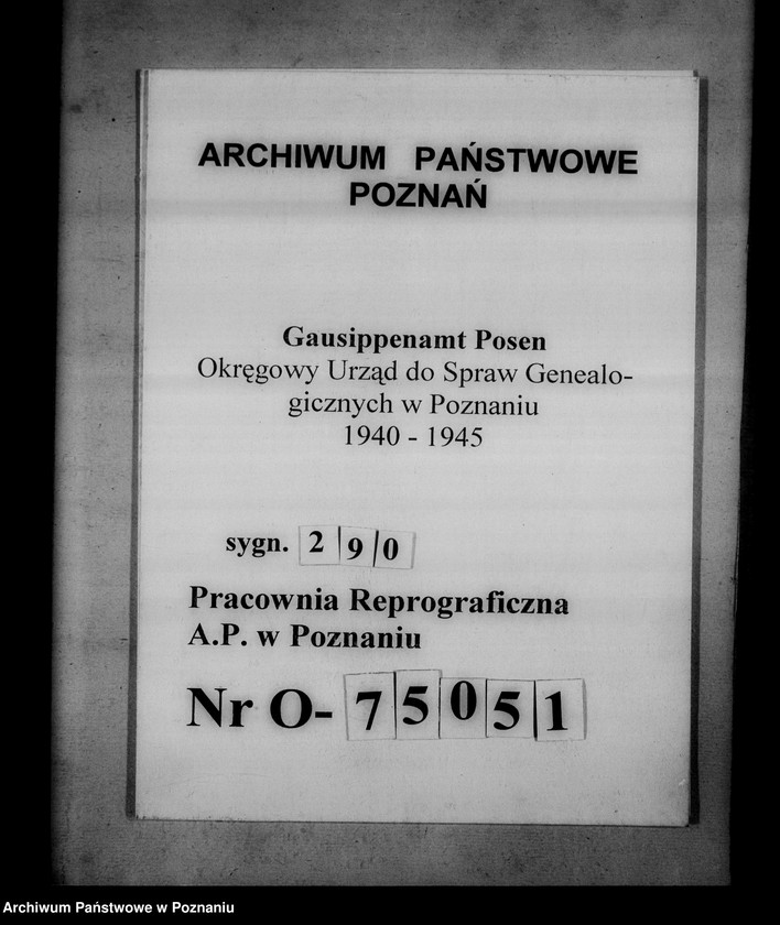 Obraz 1 z jednostki "Einziehungsprotokolle [ksiąg kościelnych] Kreis Wreschen [powiat wrzesiński]"