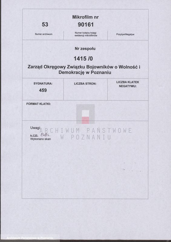 Obraz 2 z jednostki "Życiorysy powstańców wielkopolskich: O /Obsada Jan - Oźga Florian/."