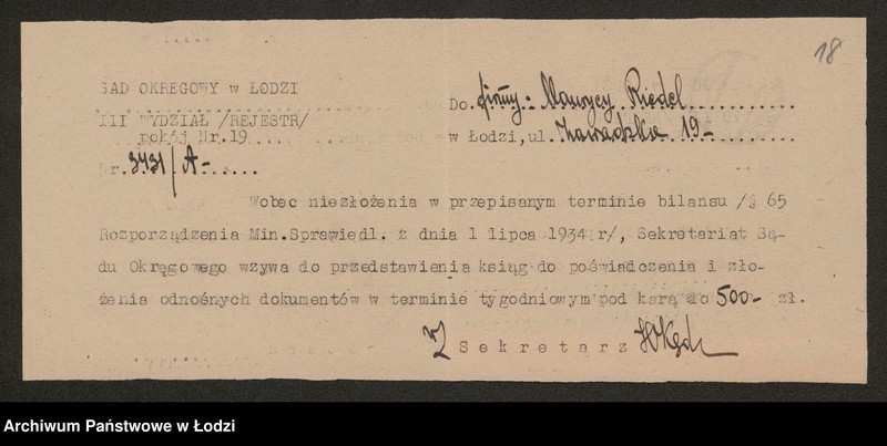 Obraz 20 z jednostki "Maurycy Riedel- sprzedaż chemikali i farb"