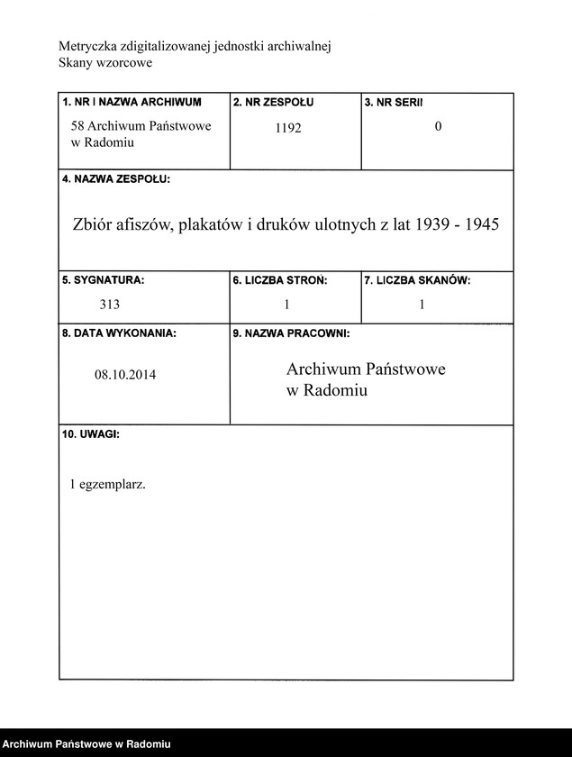 image.from.unit.number "Auf Anordnung des Generalgouverneurs, Reichsleiter Dr Frank, werden die Gliderungen der NSDAP im Generalgouvernement aufgestellt.- odezwa: na rozporządzenie Generalnego Gubernatora Dr Franka w GG zostaną stworzone struktury NSDAP"