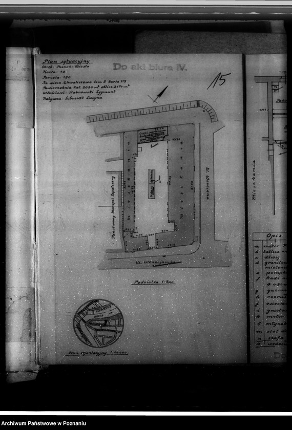 image.from.unit.number "Zatwierdzenie zakładu przemysłowego /fabryki musztardy/ Szmytkiewicz i Spółka w Poznaniu"