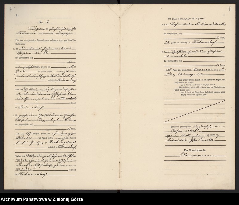 Obraz 6 z jednostki "[Księga małżeństw]"