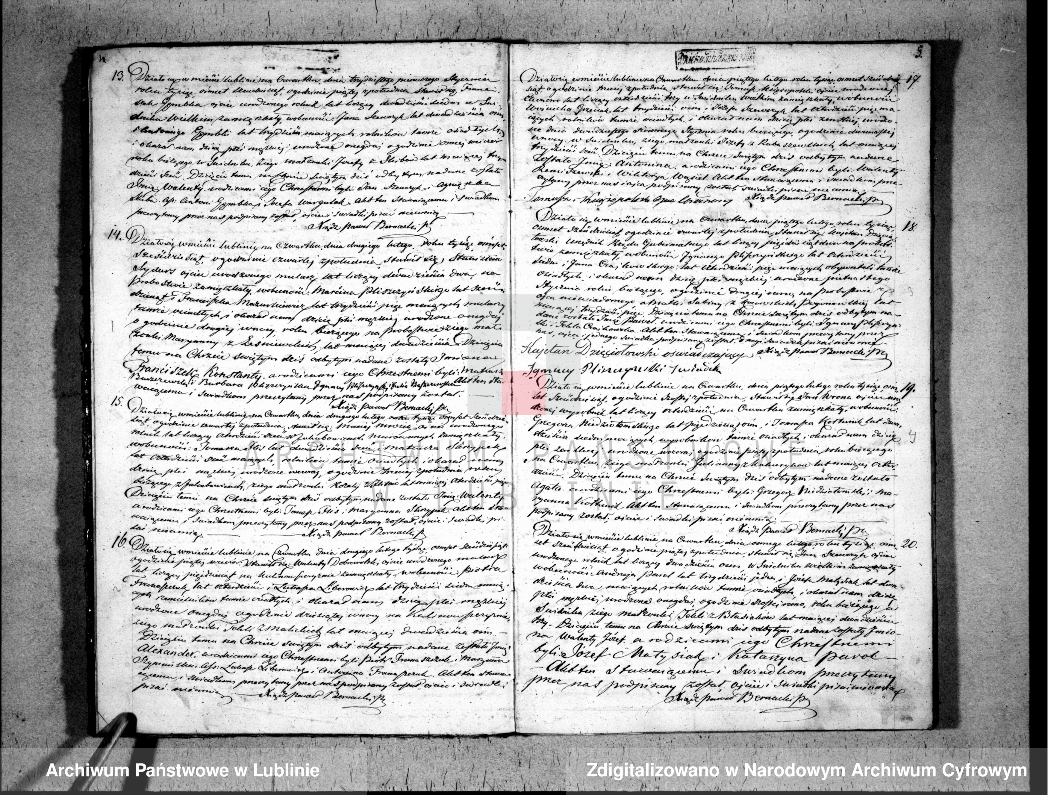 Skan z jednostki: Księga urodzeń, małżeństw i zgonów