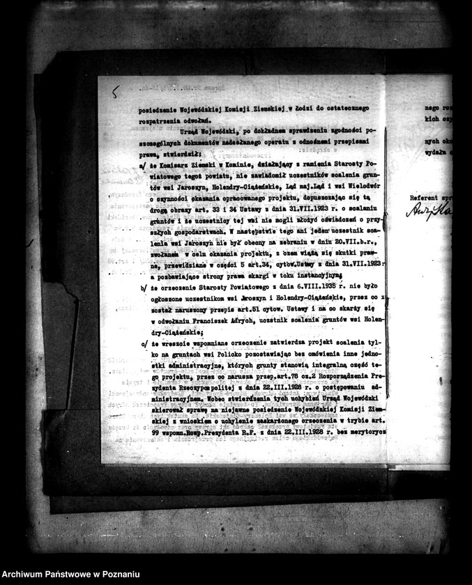 Obraz 9 z jednostki "/Scalenie gruntów wsi Policko powiatu konińskiego/"