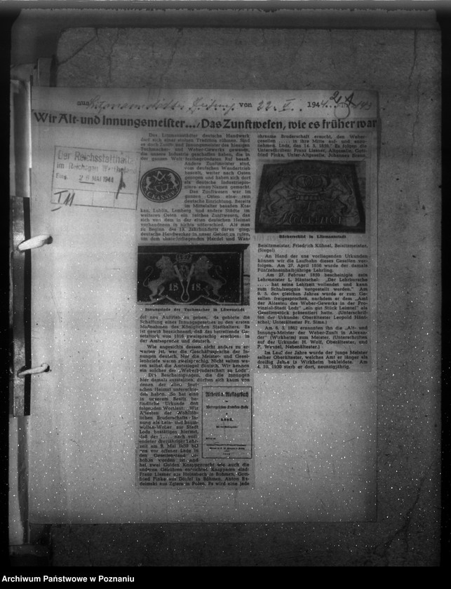 Obraz 5 z jednostki "Wycinki prasowe dotyczące Kraju Warty"