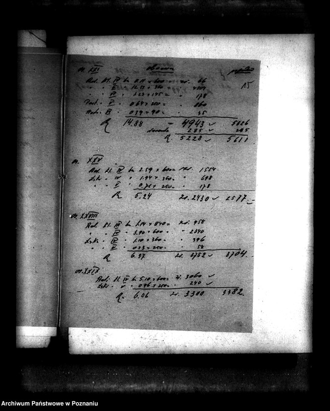 Obraz 19 z jednostki "Operat szacunkowy /parcelowanego majątku/ Charcice i Izdebno powiatu międzychodzkiego"