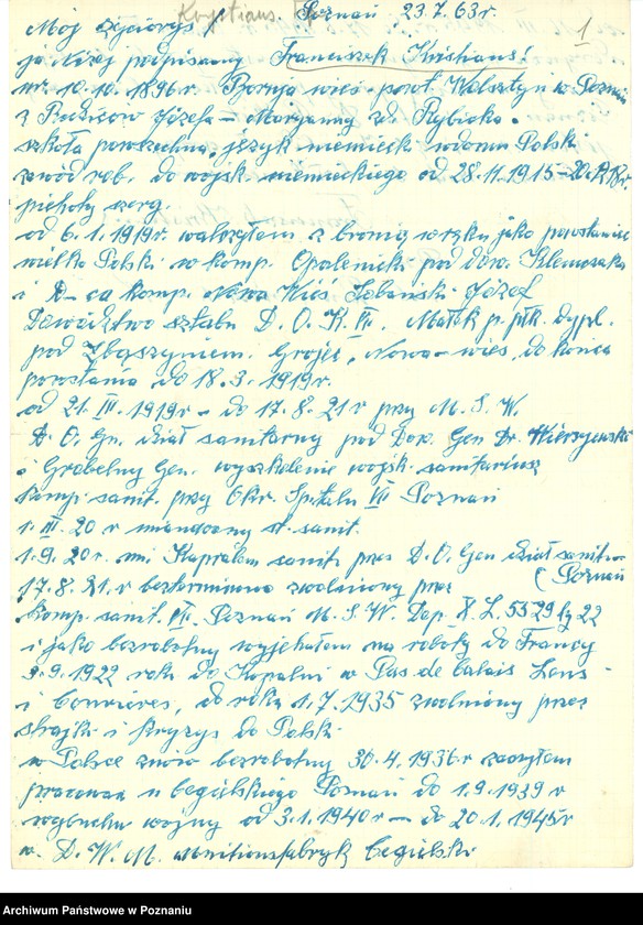 Obraz 15 z jednostki "Życiorysy powstańców wielkopolskich: K - tom Xll /Krystians Franciszek - Kubiak Jan/."