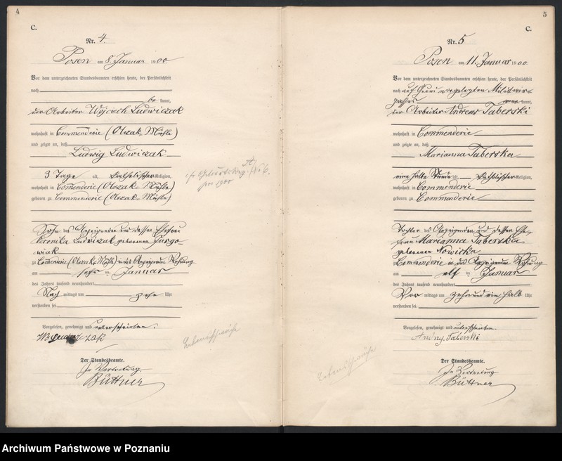 Obraz 5 z jednostki "Księga miejscowa zgonów"