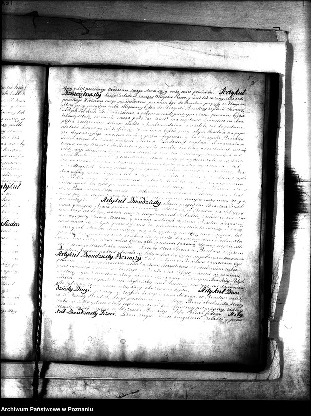 Obraz 9 z jednostki "Or. Stanisław August /Poniatowski/, król polski, transumuje artykuły cechu ciesielskiego w Poznaniu zatwierdzone 1765.7.VIII przez władze miejskie Poznania i potwierdza"