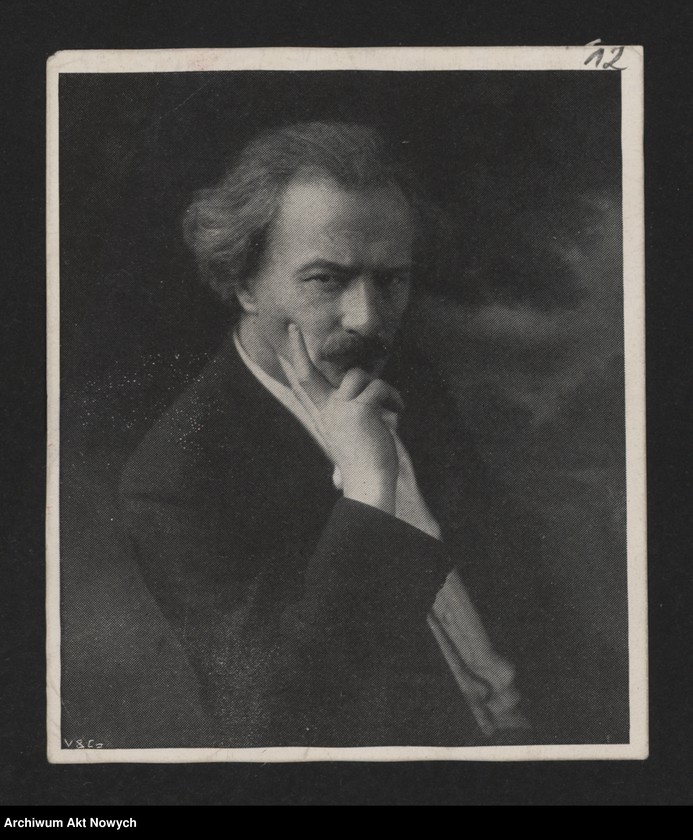 image.from.unit.number "I. J. Paderewski w latach 1890-1939. Wycinki prasowe, odbitki, fotografie (szt.65); brak fot. nr 3"