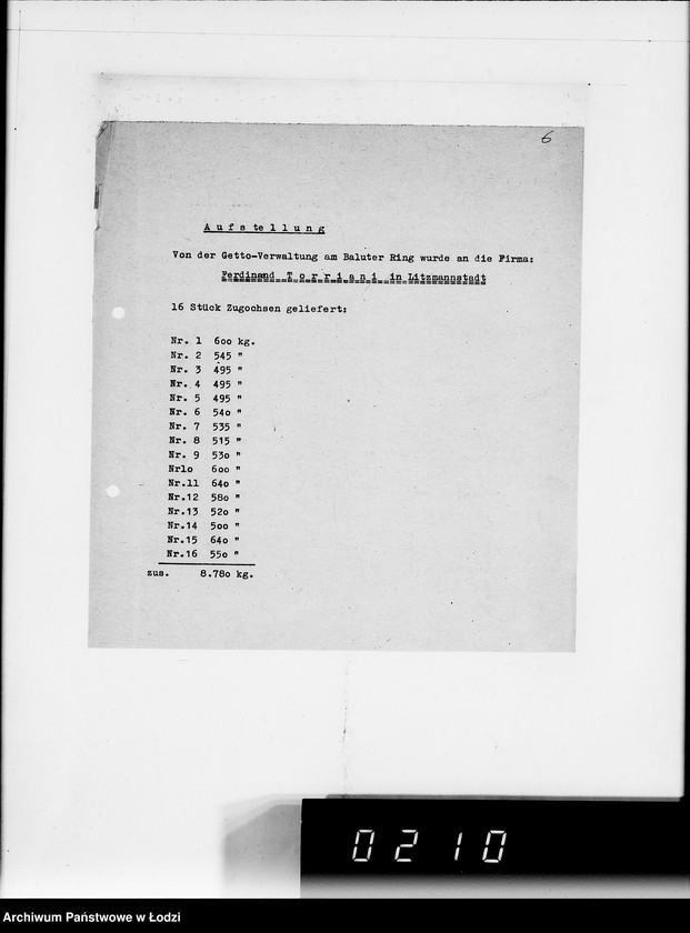 Obraz 10 z jednostki "Pferdeverkauf [oraz artykułów technicznych]"