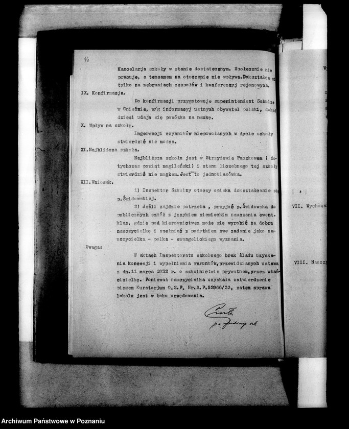 Obraz 20 z jednostki "Prywatna Szkoła Powszechna z niemieckim językiem nauczania Strzyżewo powiat Gniezno"