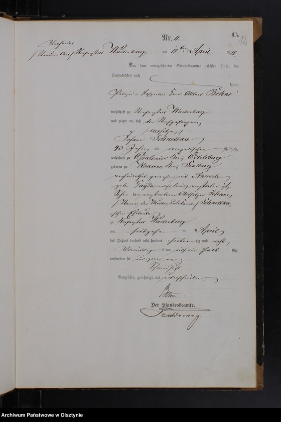 image.from.unit.number "Sterbe-Haupt-Register Nr 1 - 33"