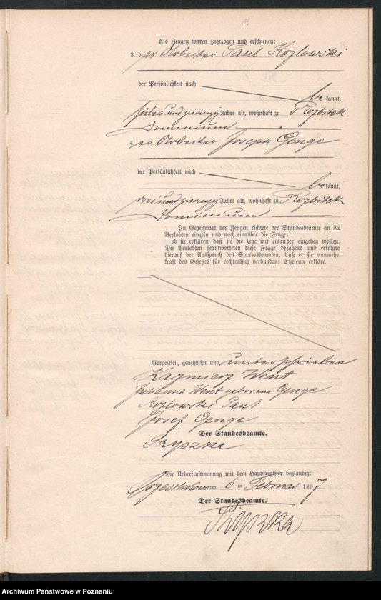 Obraz 15 z jednostki "Księga małżeństw"