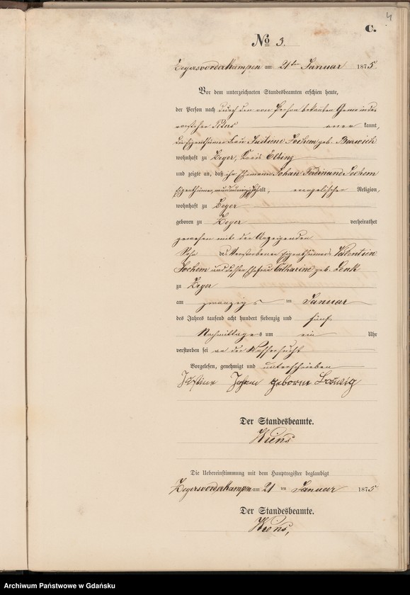 Obraz 6 z jednostki "Księga zgonów"