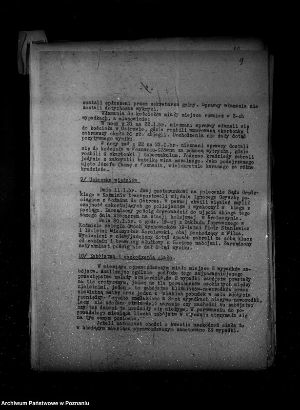 Obraz 13 z jednostki "Sprawozdania ze stanu bezpieczeństwa za miesiąc styczeń-luty-marzec 1938 r."