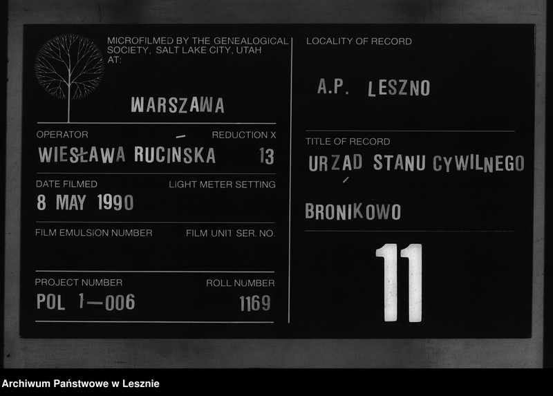 Obraz 1 z jednostki "[Księga zgonów]"