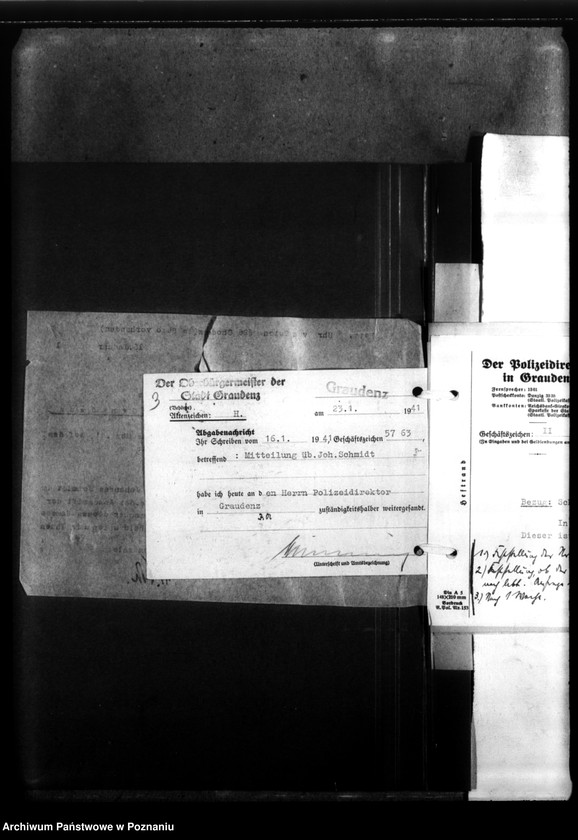 Obraz 8 z jednostki "Uhr mit der Gravierung Johann Schmidt - Graudenz (Grudziądz)"