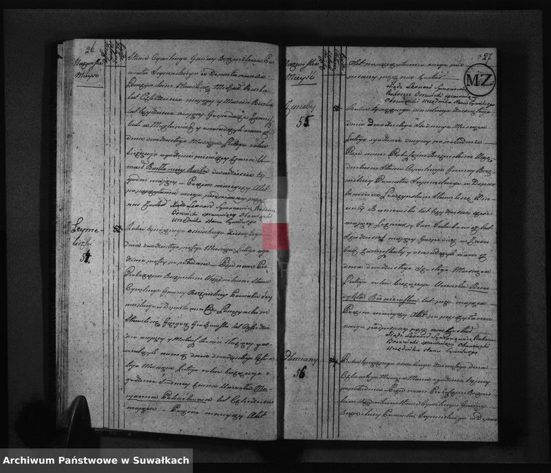 image.from.unit.number "Akta Zeszłych w Gminiej Berznickiey od 10 Maja 1809 R-u"