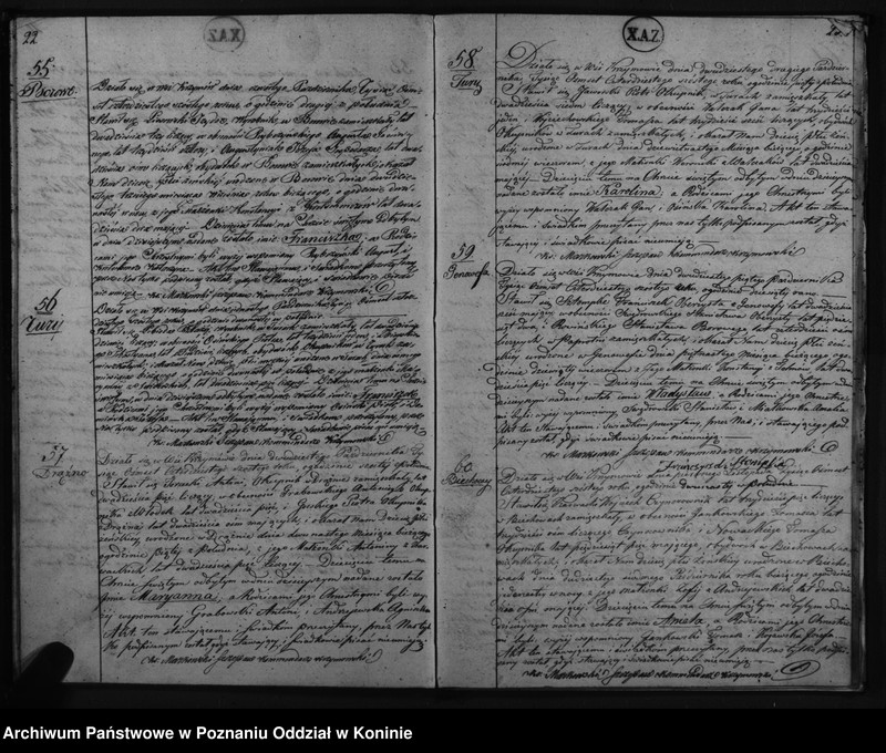 Obraz 15 z jednostki "Akta urodzenia, małżeństwa i zgonu"