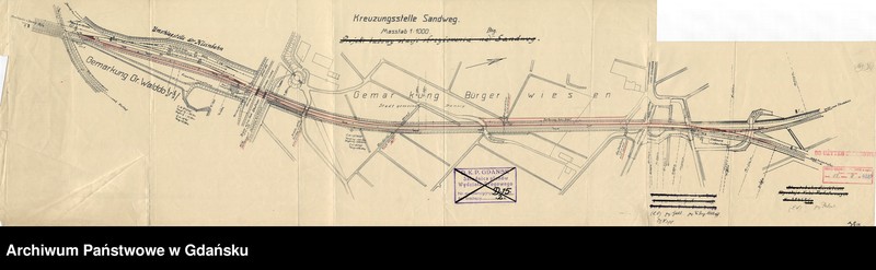 image.from.unit.number "Dyrekcja Kolei Państwowych. Kreuzungsstelle Sandweg."