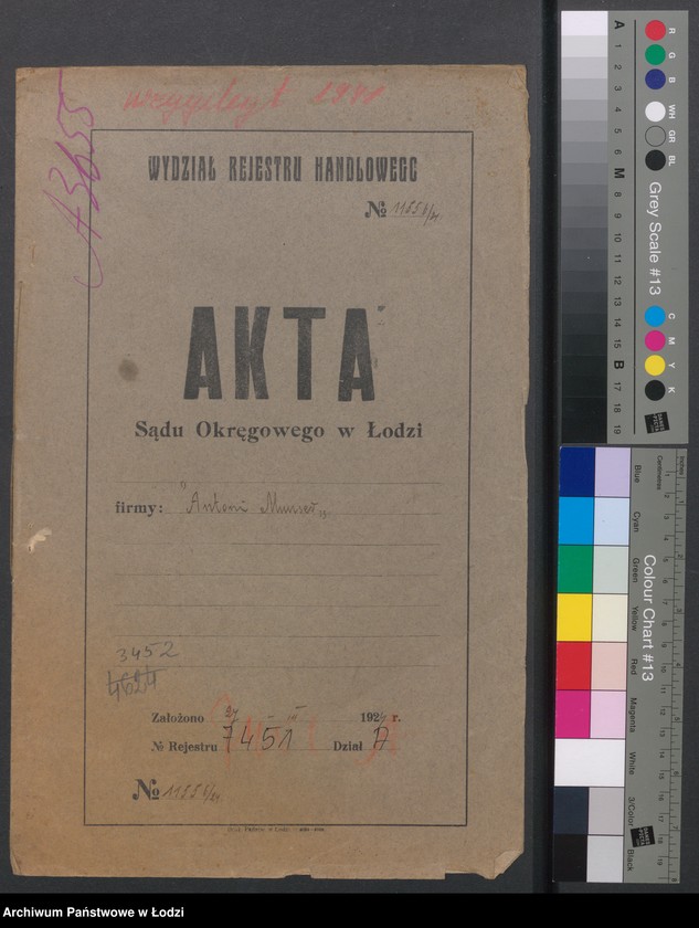 Obraz 2 z jednostki "Antoni Munser- sprzedaż towarów bawełnianych"