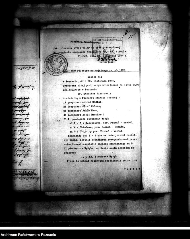 Obraz 19 z jednostki "Gorzelnie w powiecie poznańskiego nr 67 /akta dotyczące nieruchomości/"