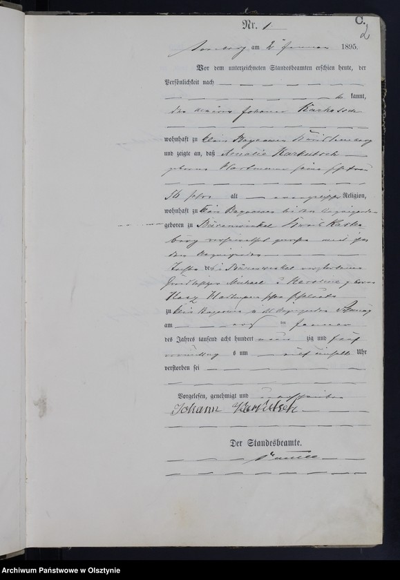 image.from.unit.number "Sterbe-Haupt-Register Nr 1 - 266"