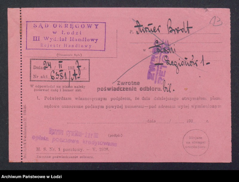 Obraz 15 z jednostki "Awner Brodt- sprzedaż manufaktury"