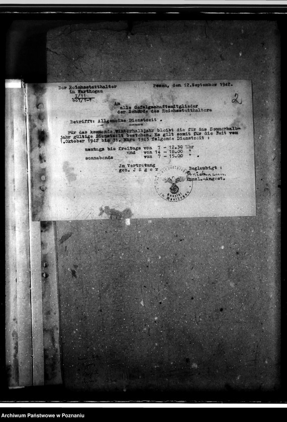 Obraz 5 z jednostki "Rundschreiben des Reichsstatthalters"