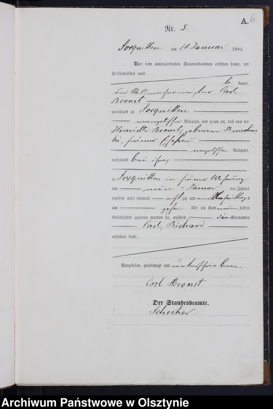 image.from.unit.number "Geburts-Haupt-Register Nr 1 - 74"