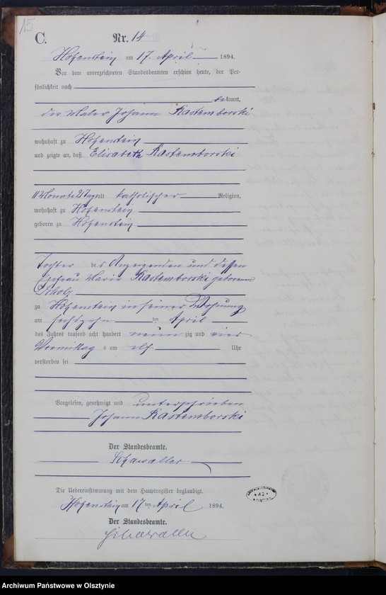 image.from.unit.number "Sterbe-Neben-Register Nr 1 - 55"