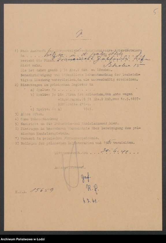 Obraz 7 z jednostki "Franciszek Jabłoński – sklep rzeźniczy"