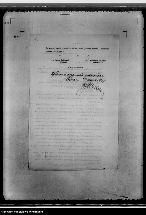 Obraz 14 z jednostki "/Towarzystwo Gimnastyczne,,Sokół" w Witkowie/"