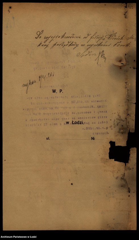 Obraz 11 z jednostki "„Bracia Szmuszkowicz”- sprzedaż i fabrykacja towarów manufakturowych"