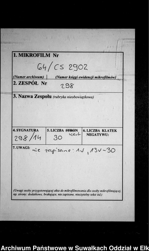 image.from.unit.number "Geburts-Neben-Register des Preussischen Standes-Amtes Kehlen Kreis Angerburg"