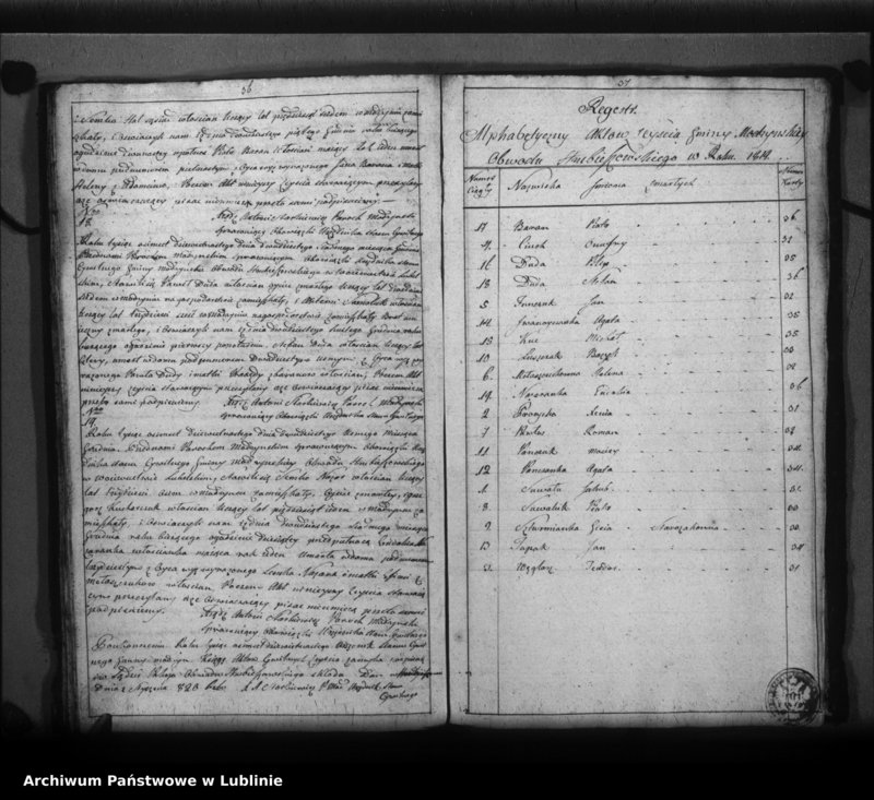 image.from.unit.number "Księga urodzeń, zapowiedzi, małżeństw i zgonów"